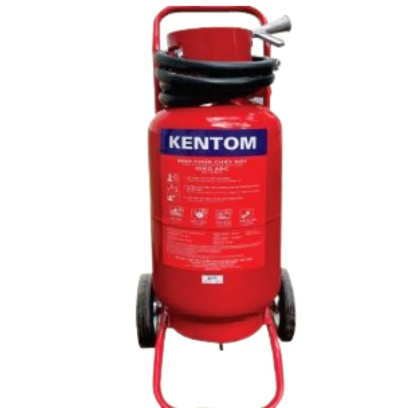 Bình chữa cháy Kentom xe đẩy bột ABC 35kg