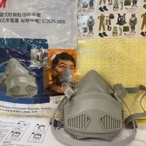 Bộ mặt nạ phòng độc 3M 7502 và phin lọc 6001