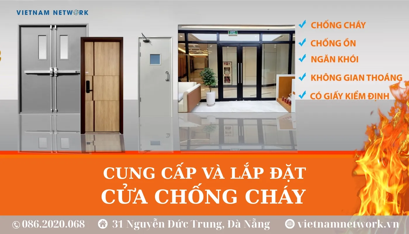 Thi công lắp đặt cửa chống cháy Đà Nẵng chuyên nghiệp thi công lắp đặt cửa chống cháy Đà Nẵng