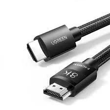 Cáp HDMI 2.1 8K60Hz Dài 0.5M Ugreen 40493 HD150, hỗ trợ eARC HDR 48Gbps