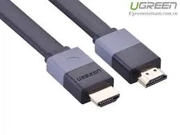 Cáp HDMI dẹt vỏ nhựa 1M trợ 3D 4K Ugreen 30108