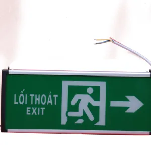 Đèn Exit thường loại chỉ hướng 1 mặt Lilang XF-BLZD-2LREL 3WA