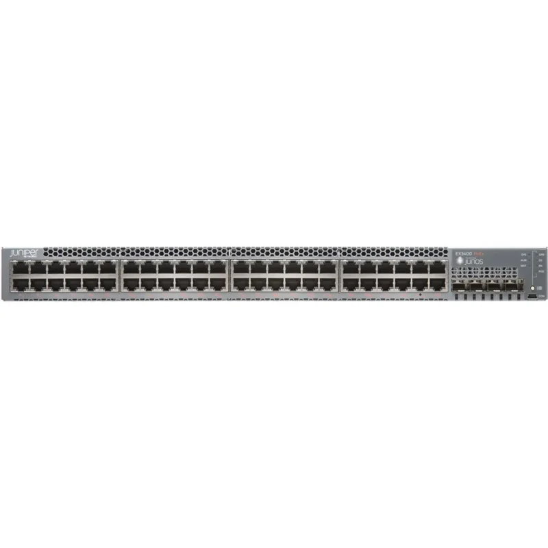 Switch Juniper EX3400-48T-DC 48-port 10/100/1000BASE-T, 4 SFP+, 2 QSFP, DC power supply