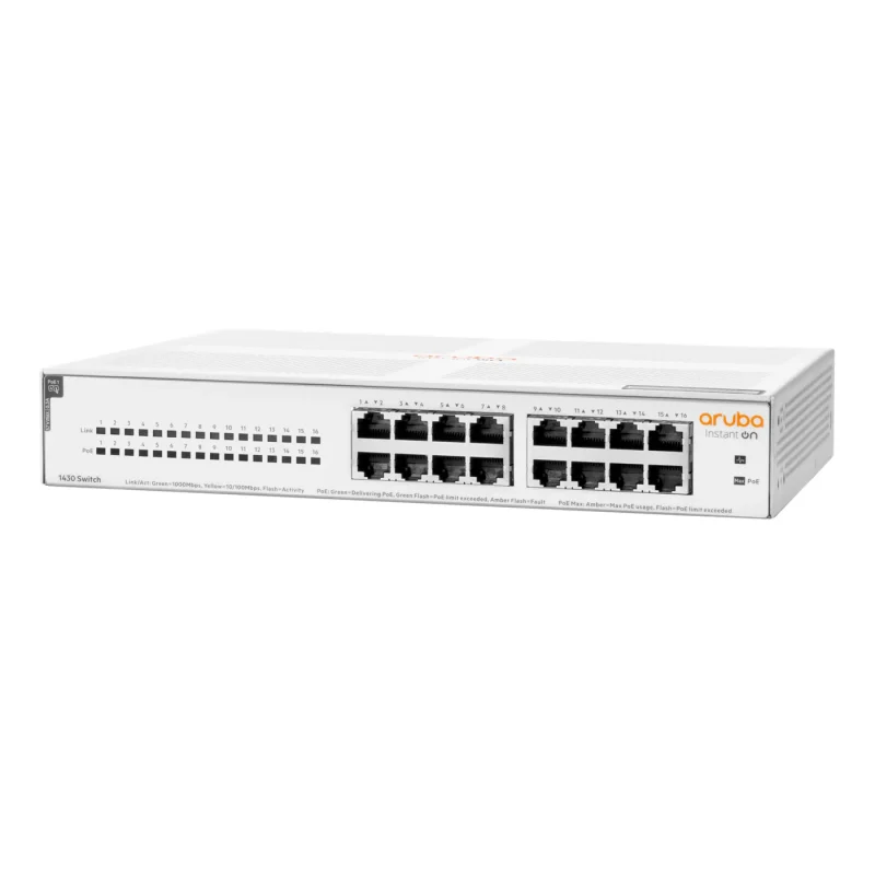 R8R48A Switch Aruba Instant On 1430 16G Class4 PoE 124W