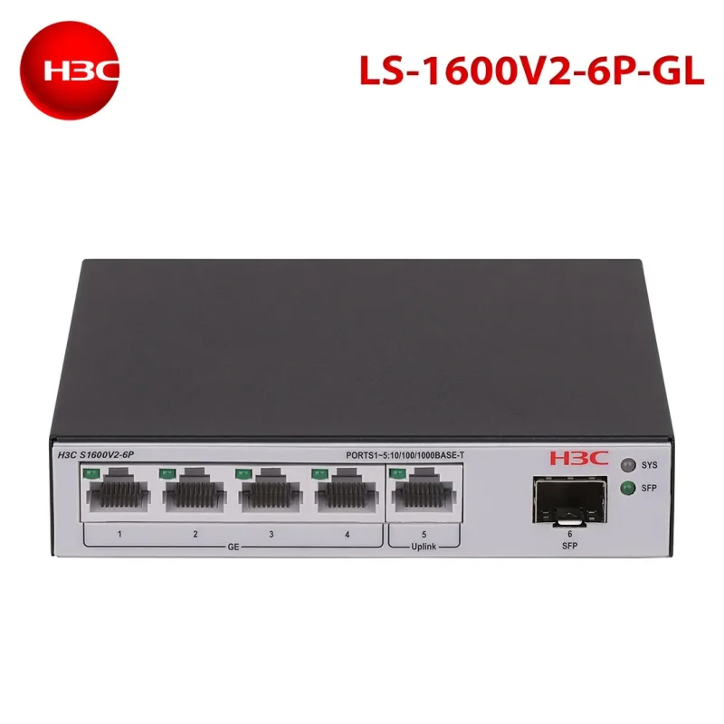 Switch H3C S1600V2-6P