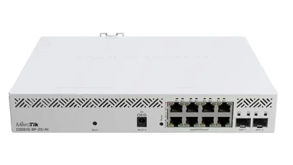 Bộ chuyển mạch Switch Mikrotik CSS610-8P-2S+IN