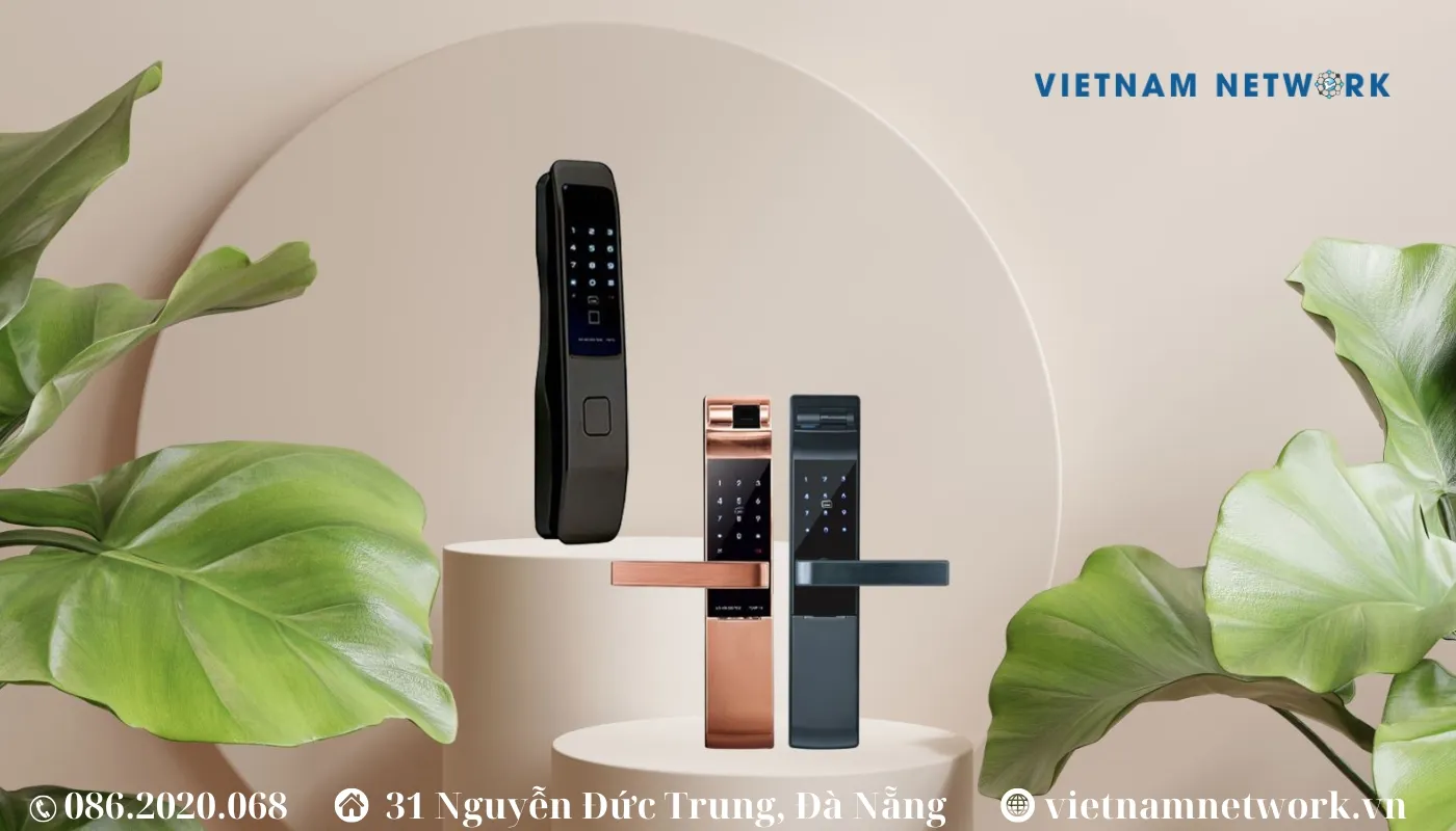 Khóa cửa vân tay Đà Nẵng chính hãng, giá tốt Khóa cửa vân tay Đà Nẵng, khóa vân tay Đà Nẵng