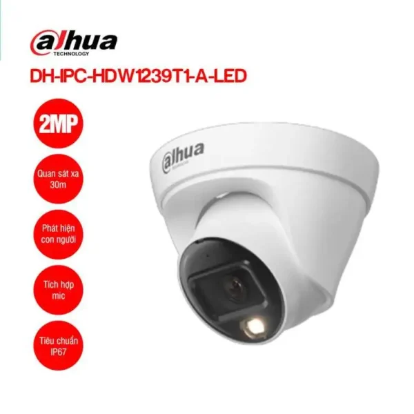 Camera DAHUA DH-IPC-HDW1239T1-A-LED