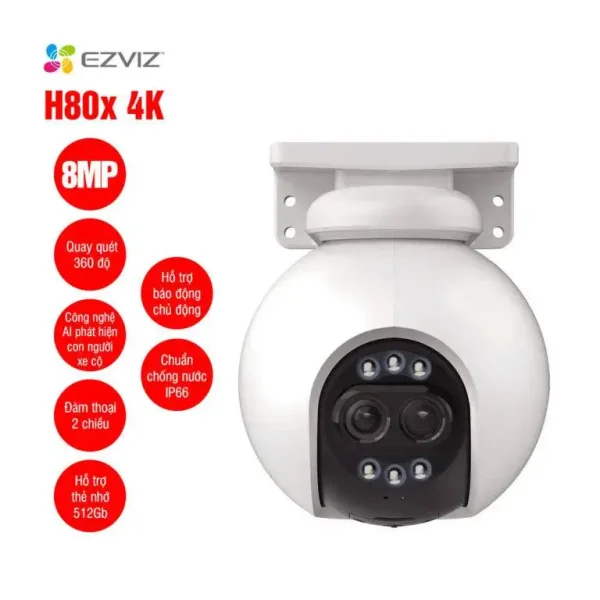 Camera WiFi EZVIZ H80x - Hình ảnh 2