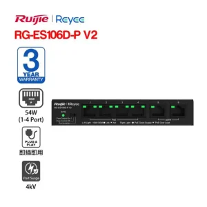 Switch 4 cổng RUIJIE RG-ES106D-P V2