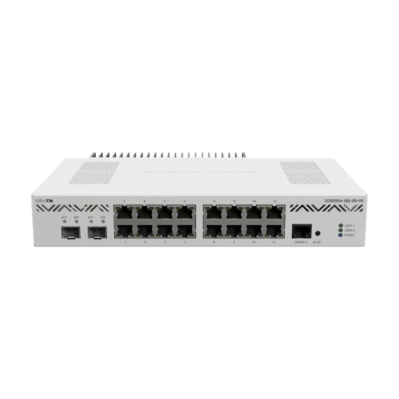 Router MikroTik CCR2004-16G-2S+PC chịu tải 1000 users