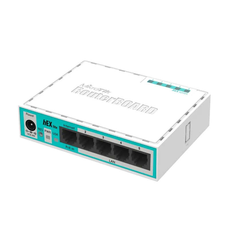Router MikroTik RB750r2 (hEX lite) chịu tải 50-60 user