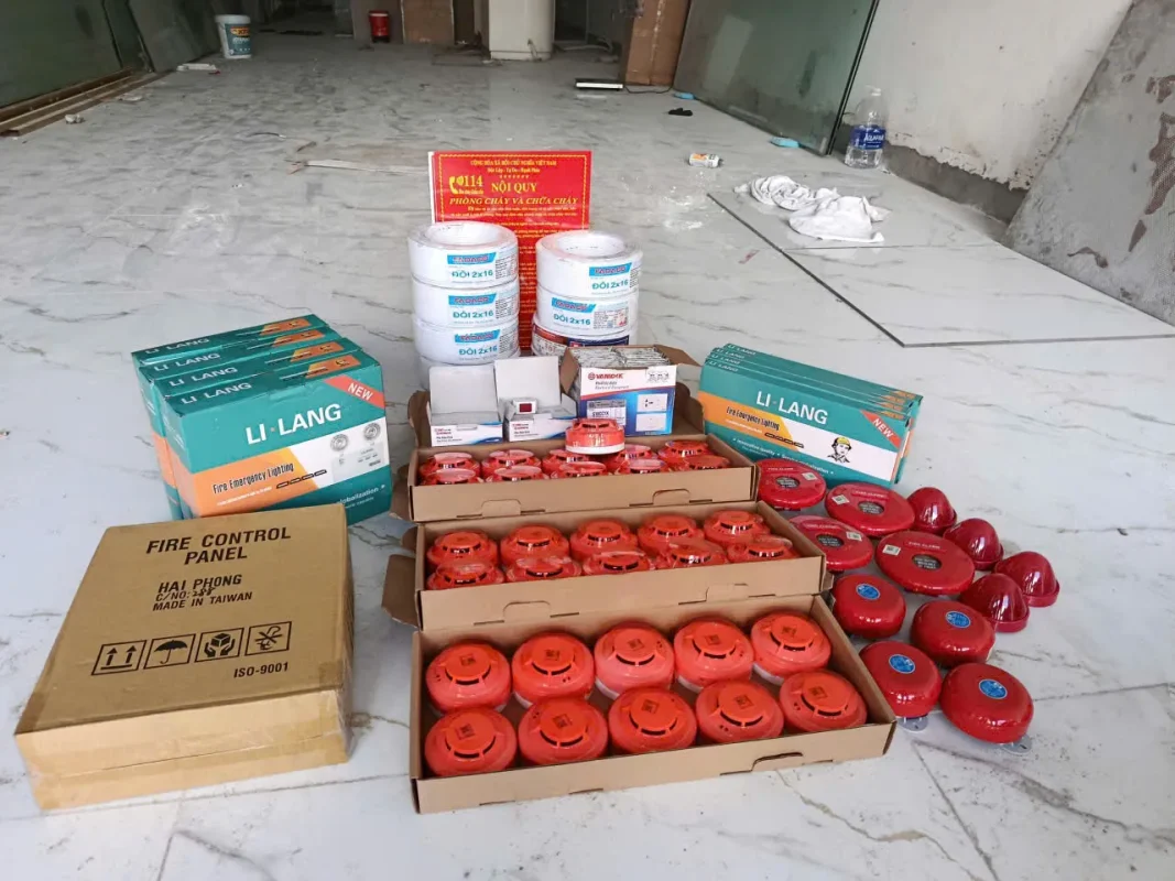 Tư Vấn, Thiết Kế & Thi Công Hệ Thống Báo Cháy Tự Động Cho Thẩm Mỹ Viện Đường Lý Thái Tổ he thong bao chay