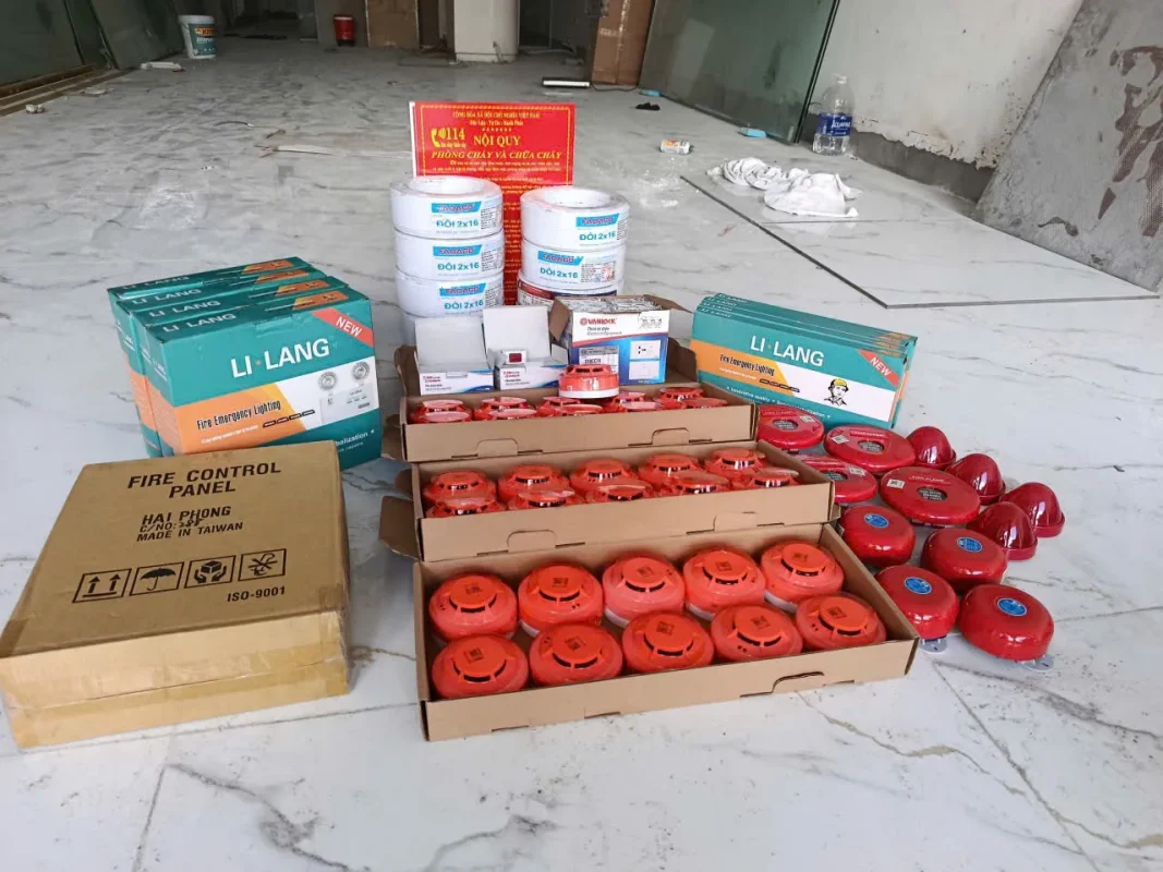 Tư Vấn, Thiết Kế & Thi Công Hệ Thống Báo Cháy Tự Động Cho Thẩm Mỹ Viện Đường Lý Thái Tổ hệ thống báo cháy