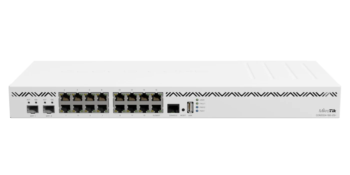 Ưu điểm của MikroTik CCR2004 16G 2S+PC