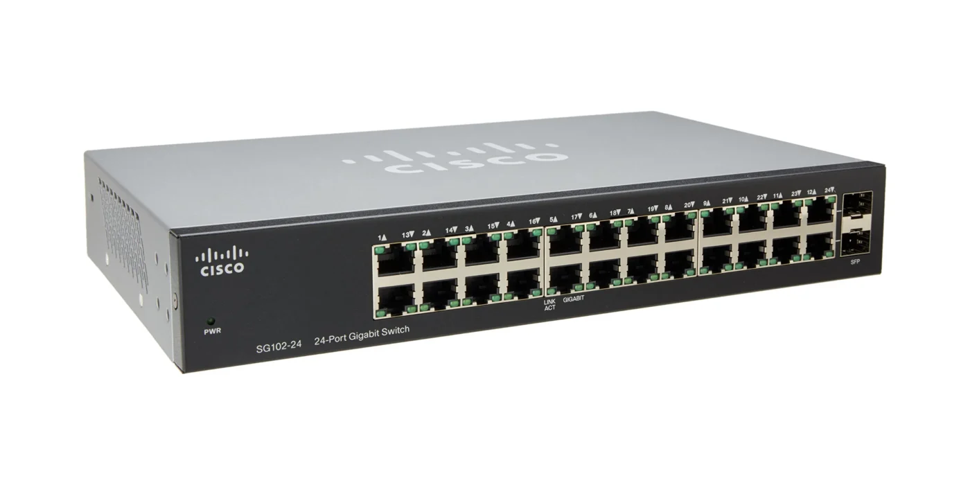 Hướng Dẫn Chọn Switch Quang Cisco Phù Hợp Với Nhu Cầu Doanh Nghiệp Switch quang Cisco 24 port