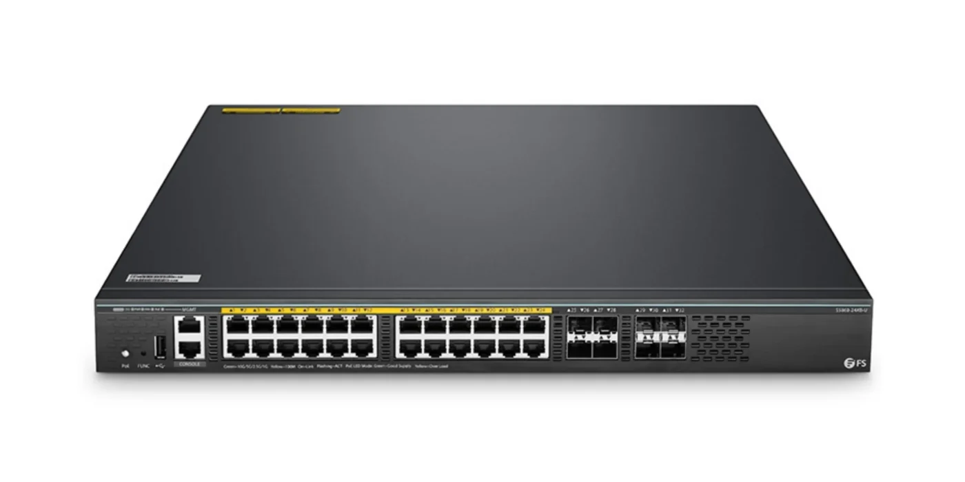 TOP 4 Switch PoE++ (90W) Mạnh Mẽ Nhất cho Camera An Ninh 4K và Wi-Fi 7 Switch PoE++ (90W) FS