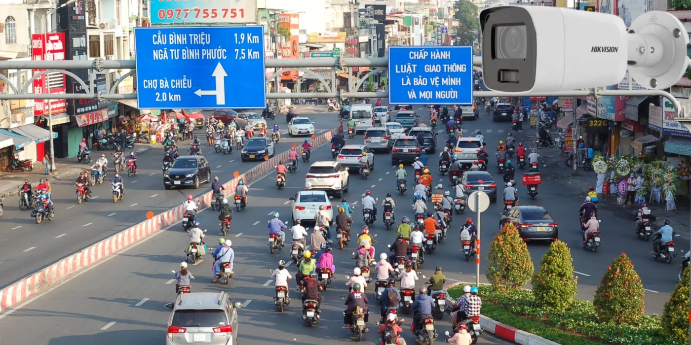 Camera Giám Sát Cầu Đường Hikvision DS-2CD2087G2-L Siêu Nét, AI Thông Minh Ứng dụng thực tế của camera Hikvision DS-2CD2087G2-L