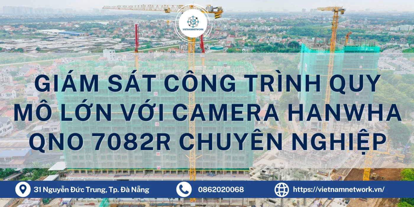 camera hanwha qno 7082r 1