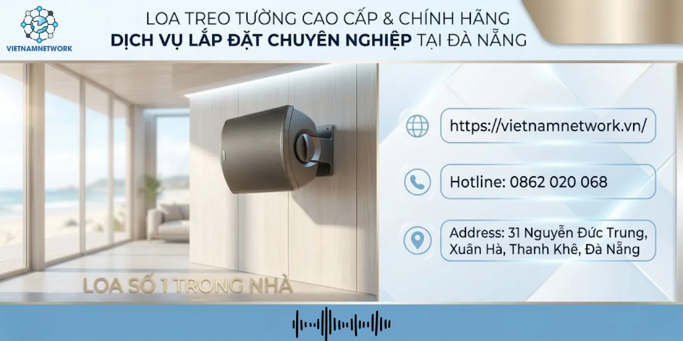 Loa Treo Tường Là Gì? Loa Treo Tường Giá Rẻ, Chính Hãng & Lắp Đặt Tại Đà Nẵng loa treo tuong da nang 1
