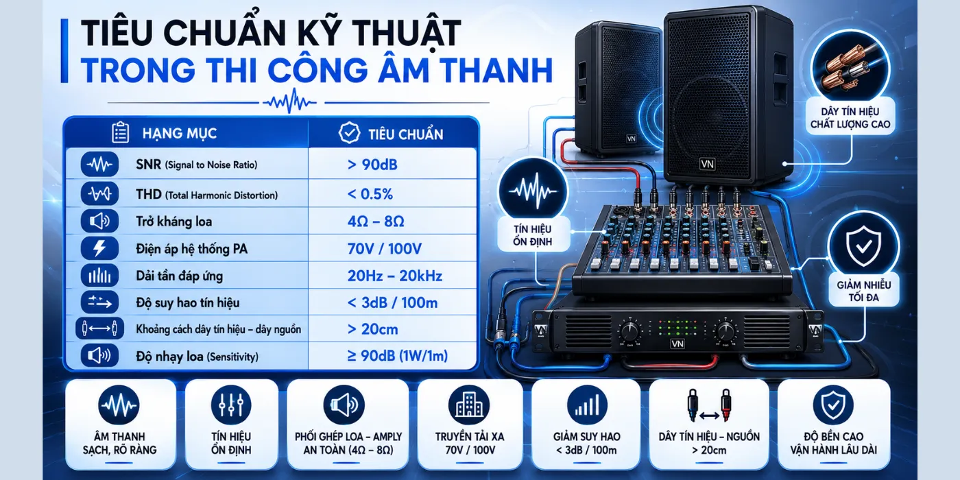 Cách Đi Dây Âm Thanh Đúng Kỹ Thuật Chuẩn Cho Mọi Hệ Thống cach di day am thanh dung ky thuat 2