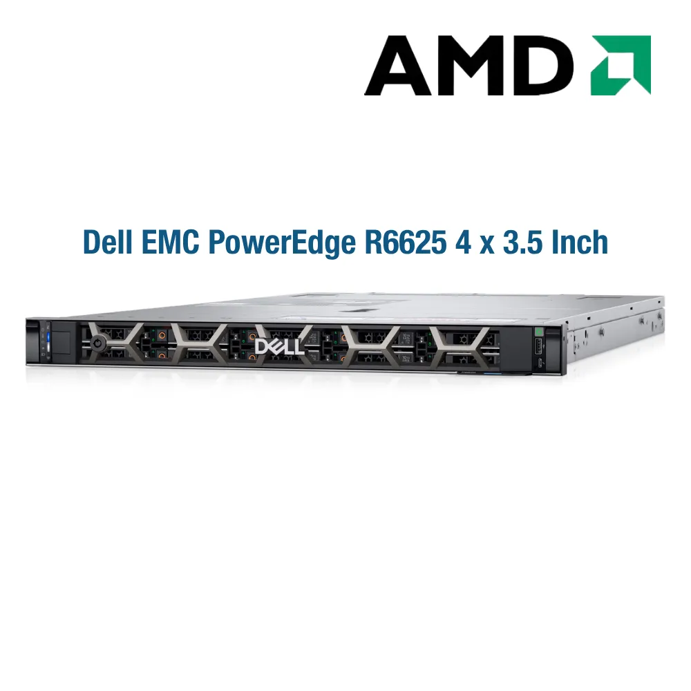 Dell EMC PowerEdge R6625 4x3.5 Inch (AMD EPYC 9334, 128GB RAM, 8TB HDD) Dell EMC PowerEdge R6625 4x3.5 Inch (AMD EPYC 9334, 128GB RAM, 8TB HDD)