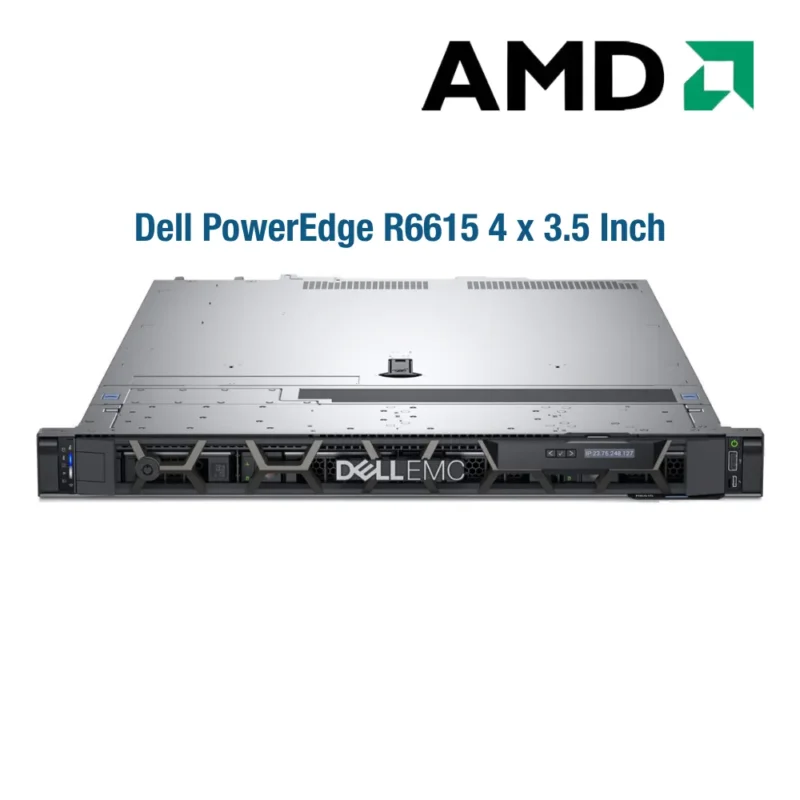 Dell PowerEdge R6615 4x3.5 Inch (AMD EPYC 9224 / 16GB / 800GB SAS)