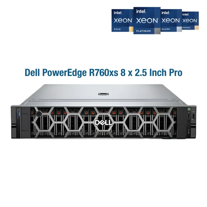 Dell PowerEdge R760xs 8x2.5 Inch (Intel Xeon Gold 6426Y / 2x 64GB / 2x 1.2TB SAS)