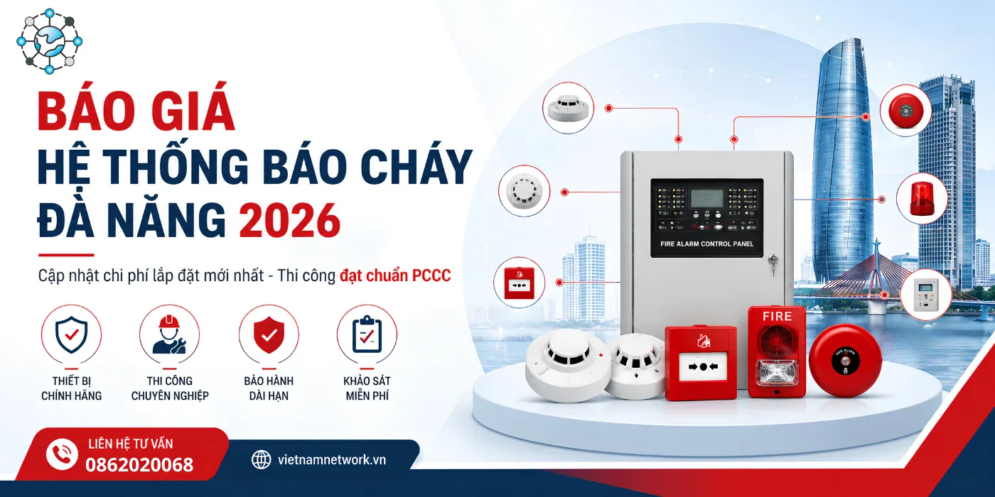 Báo Giá Hệ Thống Báo Cháy Đà Nẵng Mới Nhất 2026 bao gia he thong bao chay da nang moi nhat