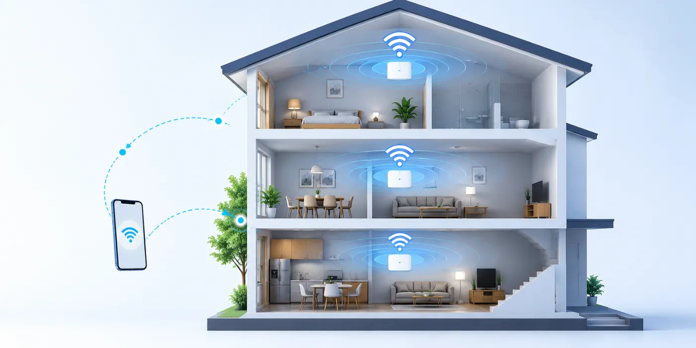 Cách Đặt Tên WiFi Cho Nhiều Tầng Giúp WiFi Tự Chuyển Tầng