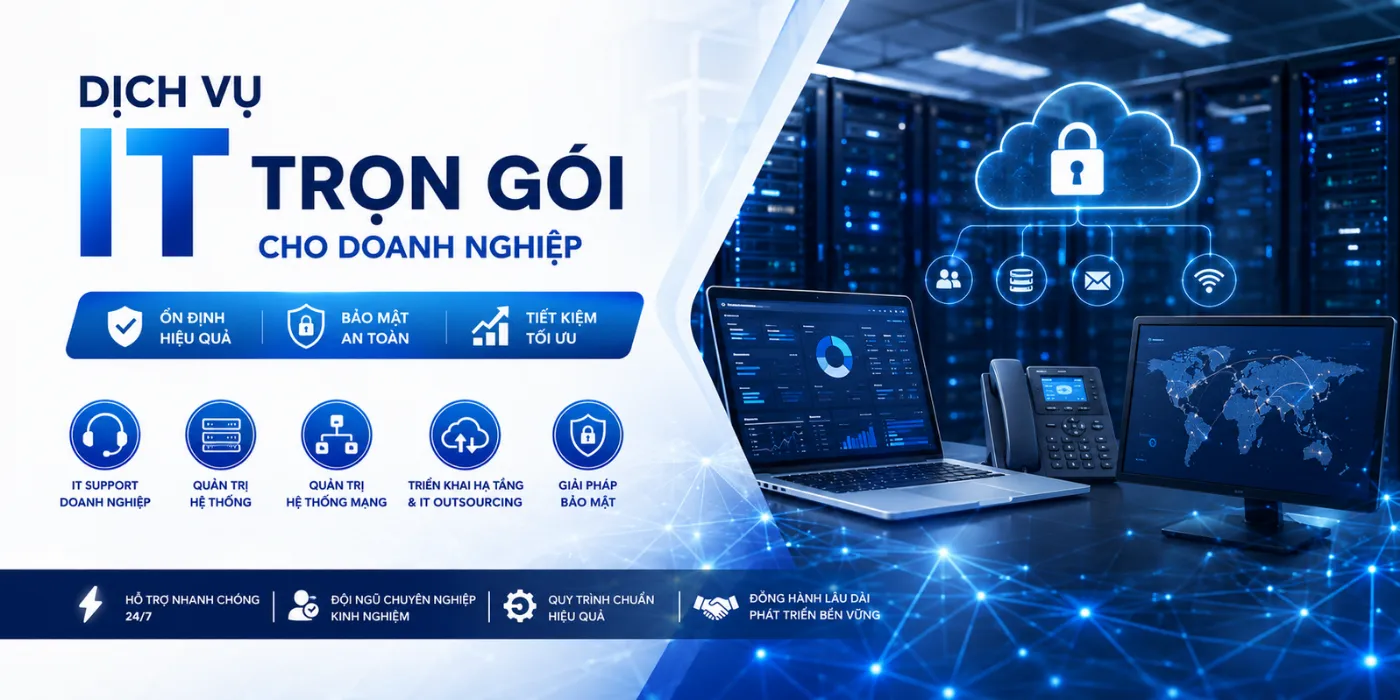 Dịch Vụ IT Trọn Gói Cho Doanh Nghiệp Uy Tín, Chuyên Nghiệp Dịch Vụ IT Trọn Gói Cho Doanh Nghiệp Uy Tín