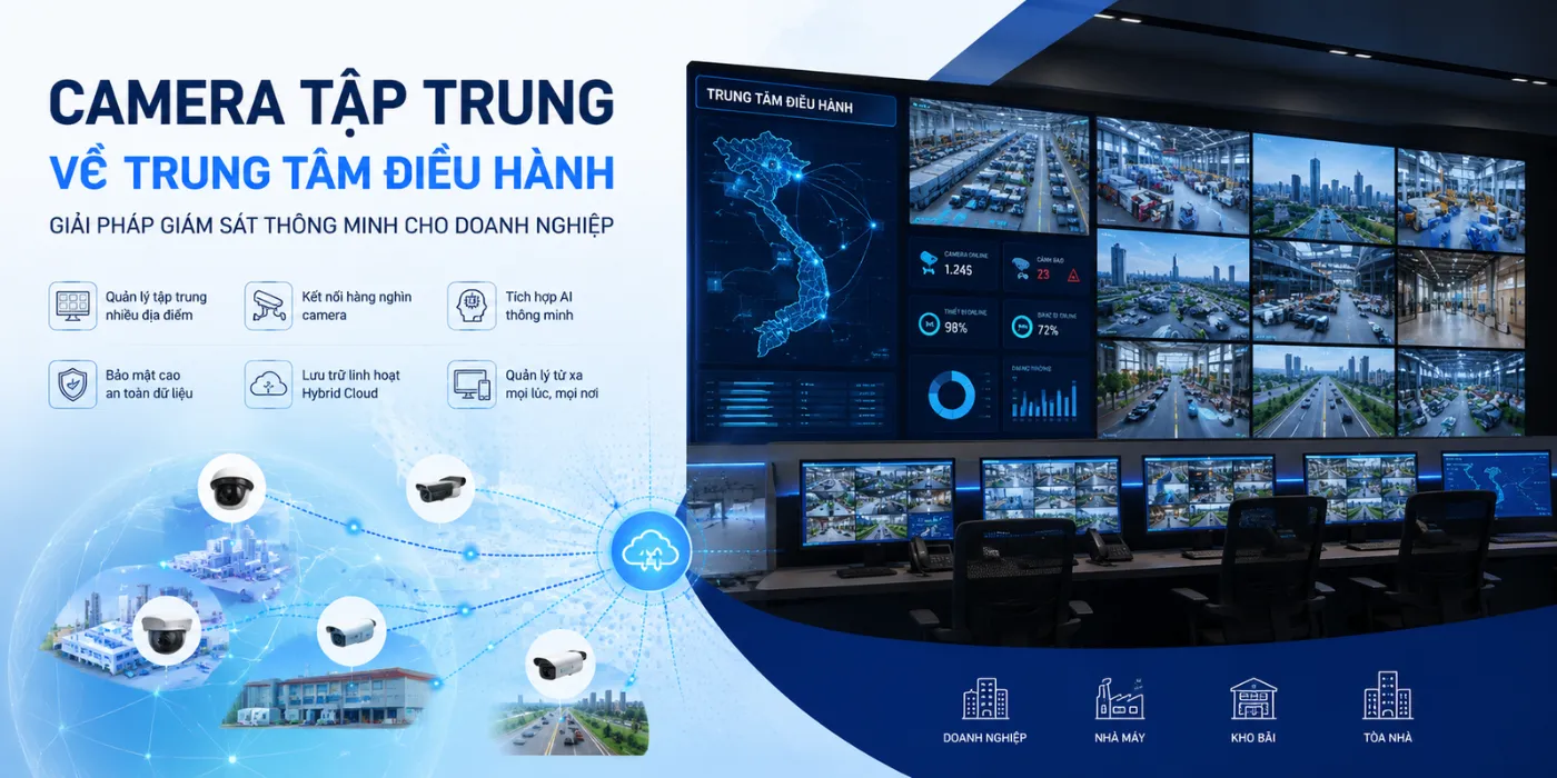 Giải Pháp Camera Tập Trung Về Trung Tâm Điều Hành Cho Doanh Nghiệp giai phap camera tap trung ve trung tam dieu hanh 1