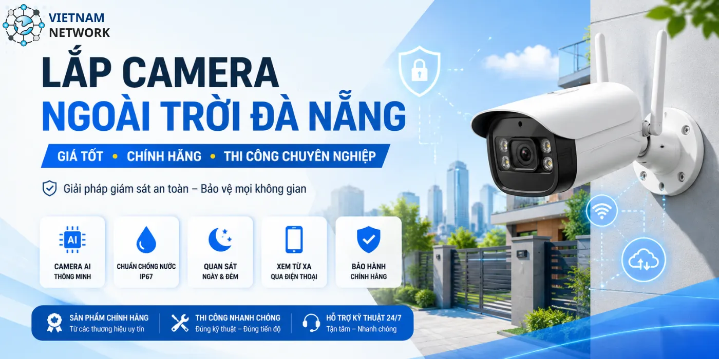 Lắp Camera Ngoài Trời Đà Nẵng Giá Tốt, Chính Hãng lap camera ngoai troi da nang gia tot 1