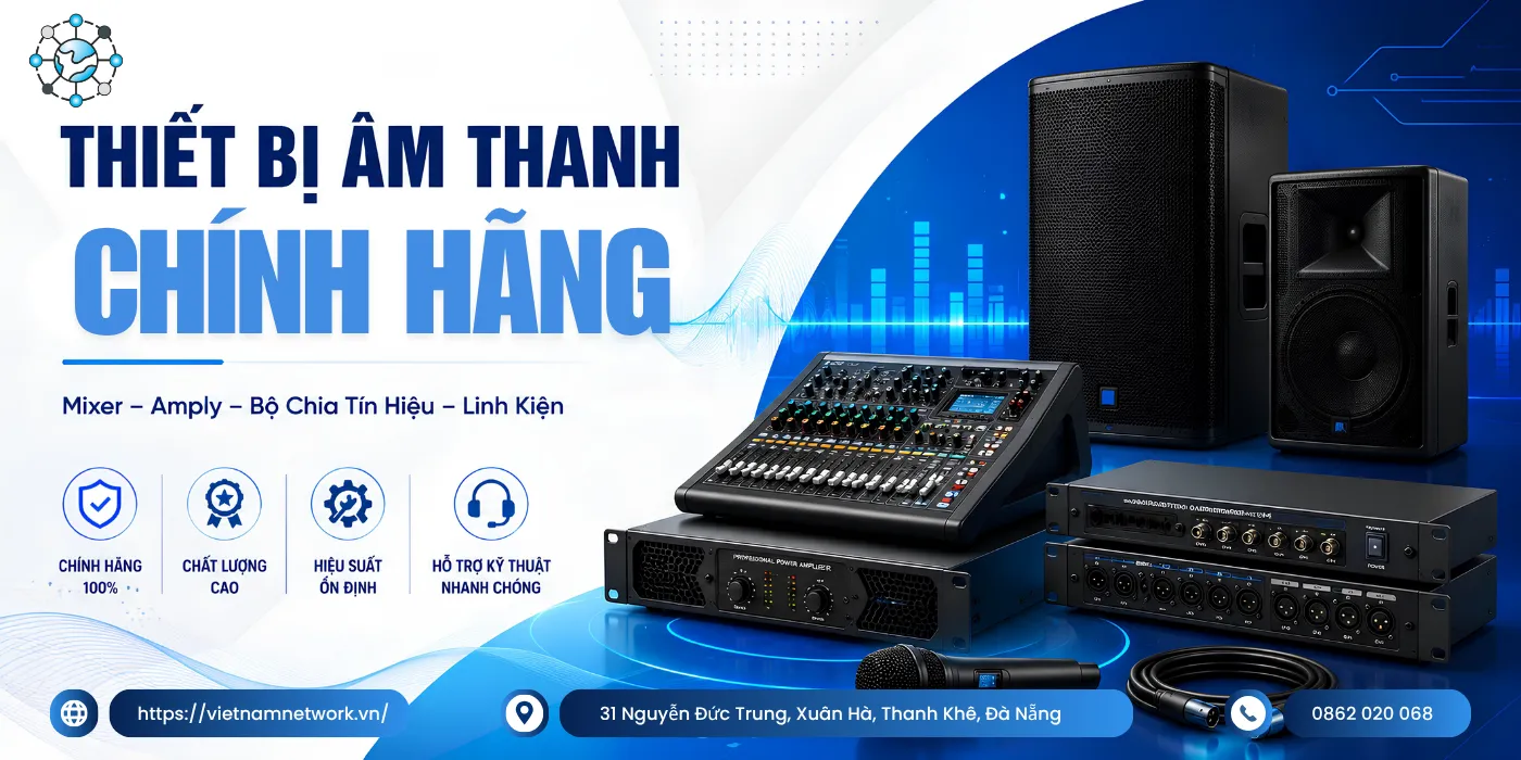 Thiết Bị Âm Thanh Đà Nẵng Chính Hãng | Mixer, Amply, Linh Kiện thiet bi am thanh da nang chinh hang 1