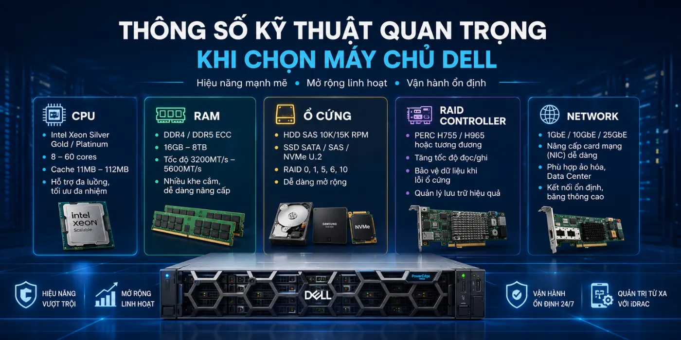 Đơn Vị Phân Phối Máy Chủ Dell Chính Hãng Tại Đà Nẵng don vi phan phoi may chu dell da nang chinh hang 3