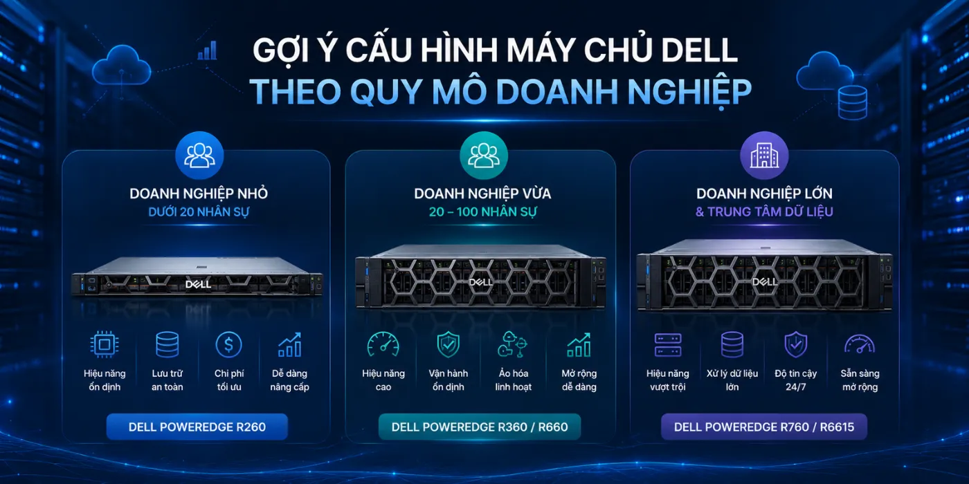 Mua Máy Chủ Dell PowerEdge Tại Đà Nẵng Chính Hãng, Giá Tốt Mua Máy Chủ Dell PowerEdge Tại Đà Nẵng Chính Hãng