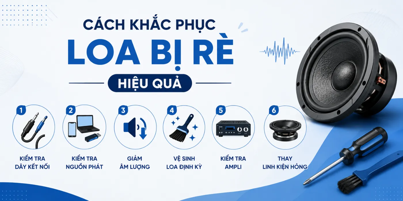 Vì Sao Loa Bị Rè? Nguyên Nhân Và Cách Sửa Đơn Giản Vì Sao Loa Bị Rè? Nguyên Nhân Và Cách Sửa Đơn Giản