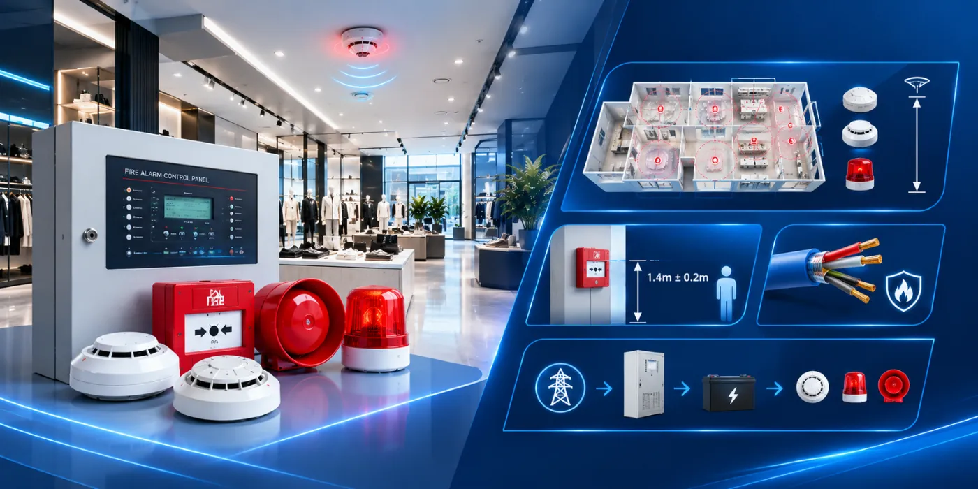 Lắp Đặt Báo Cháy Showroom Đà Nẵng Chuẩn PCCC Uy Tín Chất Lượng lap dat bao chay showroom da nang chuan pccc 3